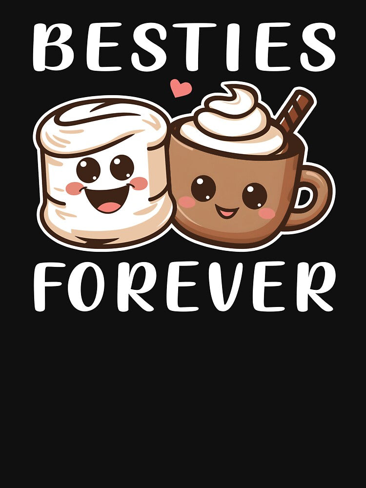 Besties forever, Best duo hot chocolate and marshmallow by Szkicerka