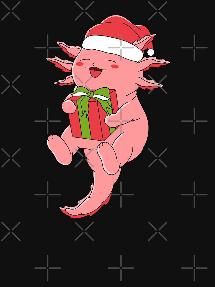 Christmas Axolotl by Kimprut