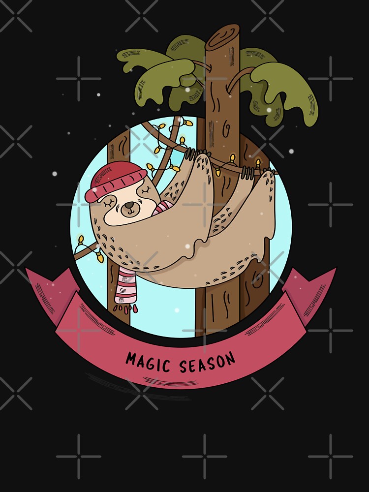 Sloth Christmas- Magic Season by joabaj