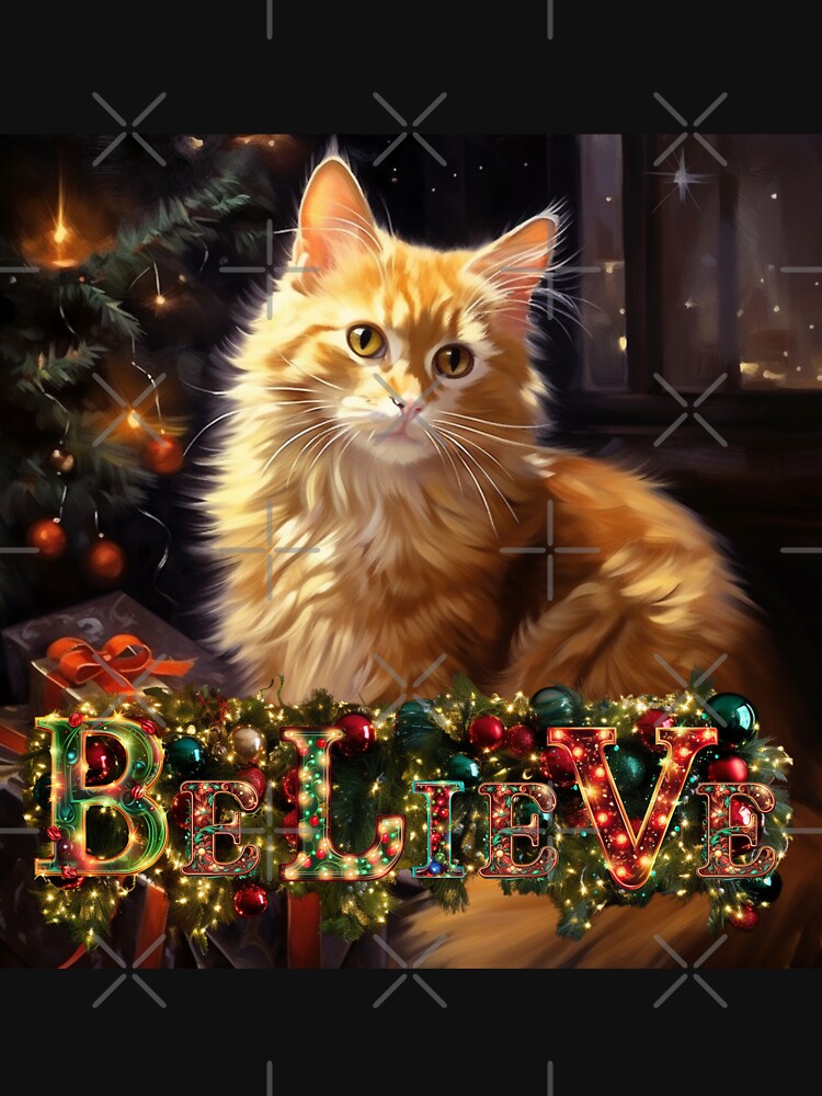Meowy Christmas: Christmas Orange Cat by Fantasy Masterpiece