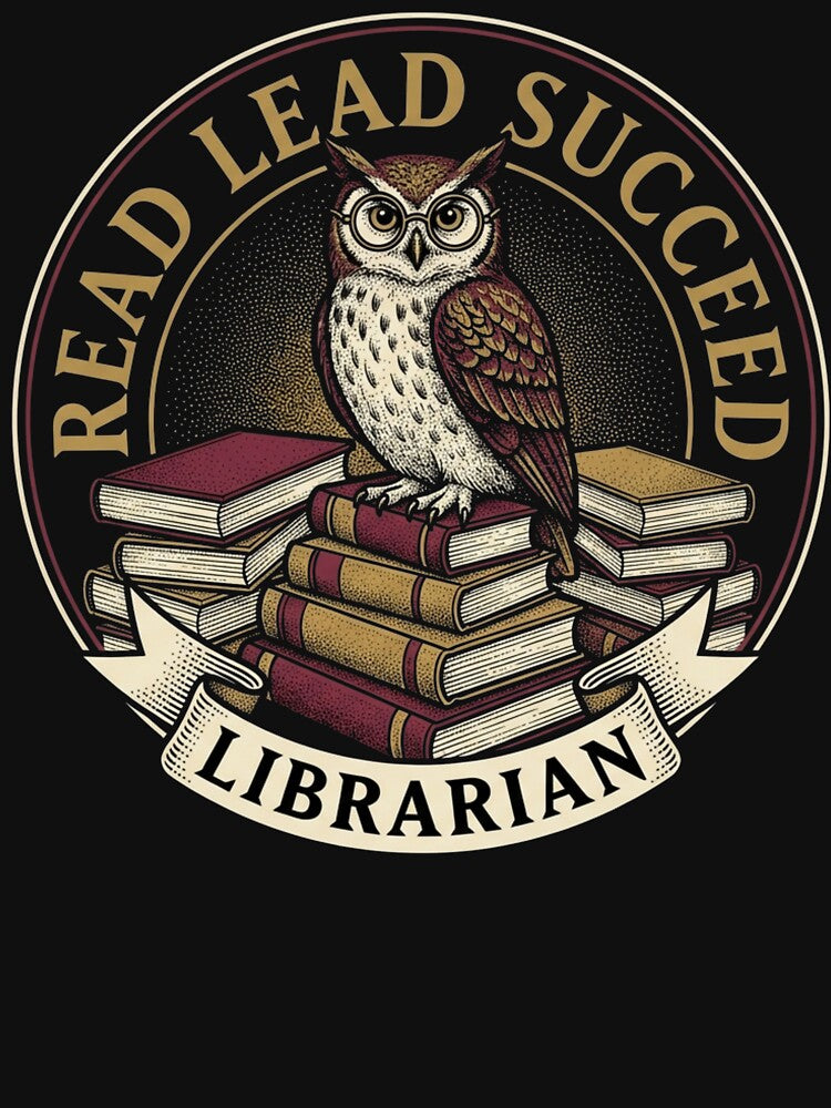 Read Lead Succeed Librarian Wise Owl Vintage Books by TeNovaStudio ⭐⭐⭐⭐⭐