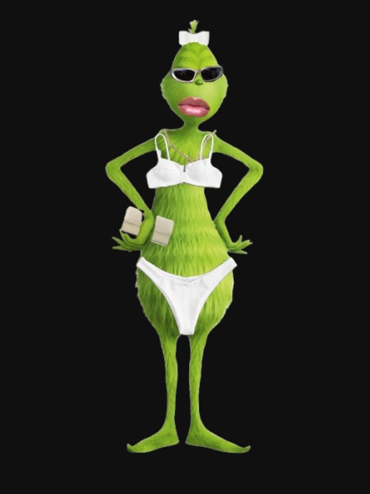Grinch New Year Christmas Funny Bathroom by Aloelora
