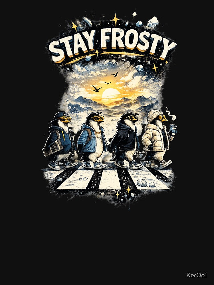 Cool Penguin Winter Streetwear by KerOo1