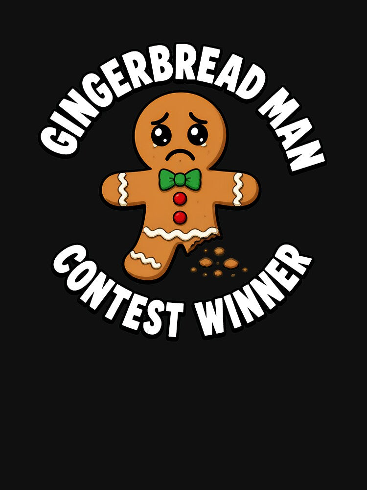Gingerbread Man Contest Winner Funny Leg Amputee Gear by DynamicDesign