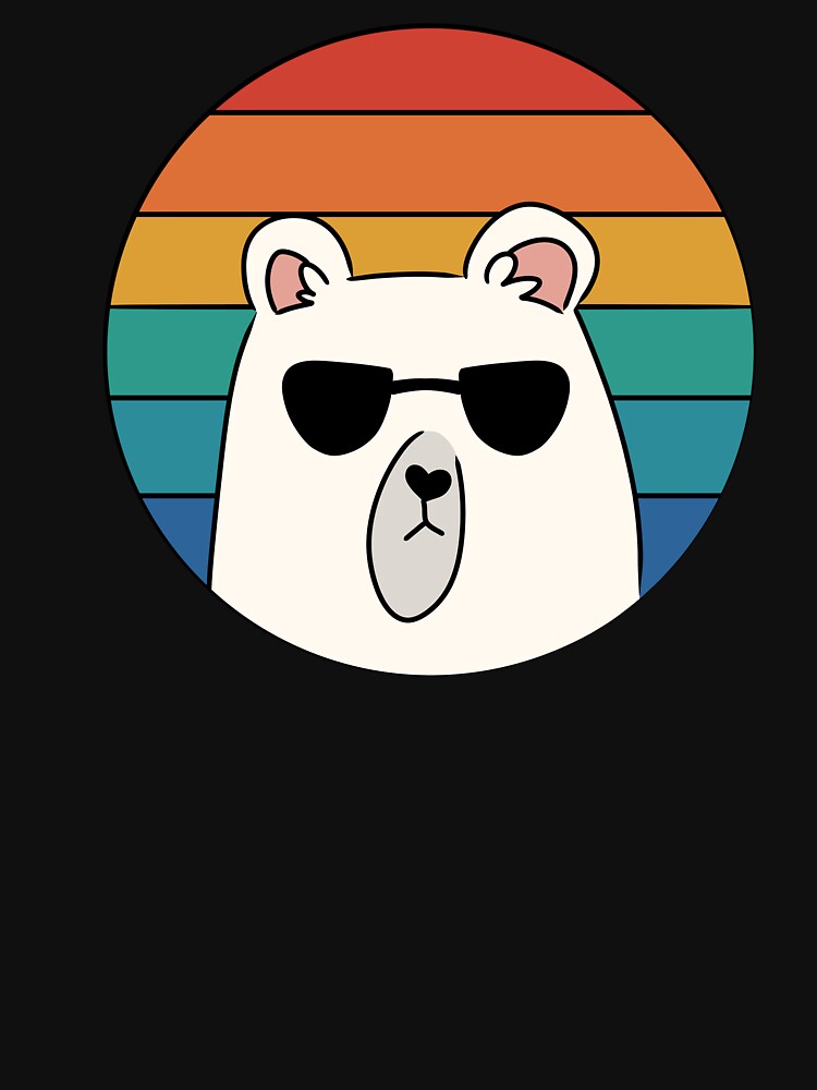 Polar Bear with Sunglasses by HugSomeNettles