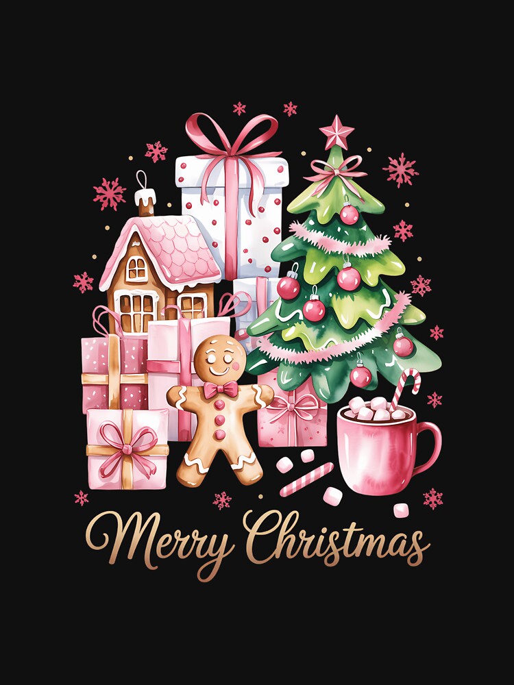 Christmas Coquette Bow Gingerbread Xmas Holiday by DeadlockCrew