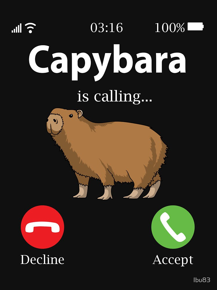 Capybara is calling - Capybara by Ibu83