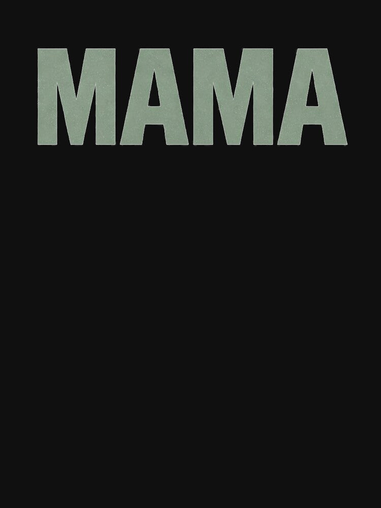 Minimal MAMA Typography Modern Mom Aesthetic by PunchDrop