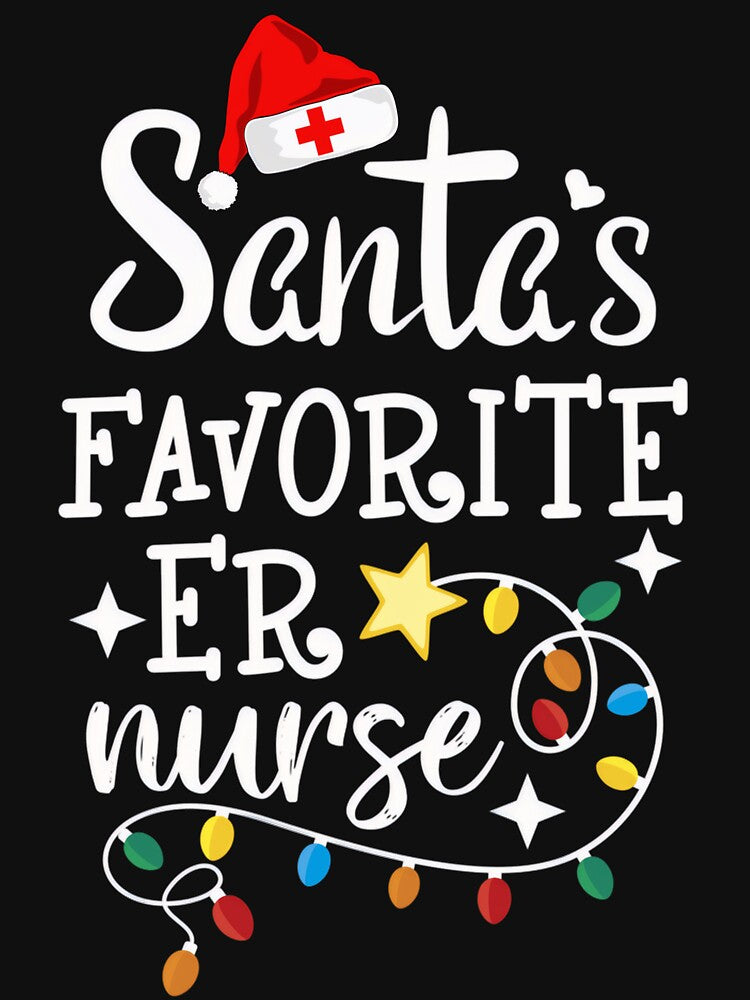Classic Favorite Vintage Santas Merry Christmas Retro Nurse by Olincristie