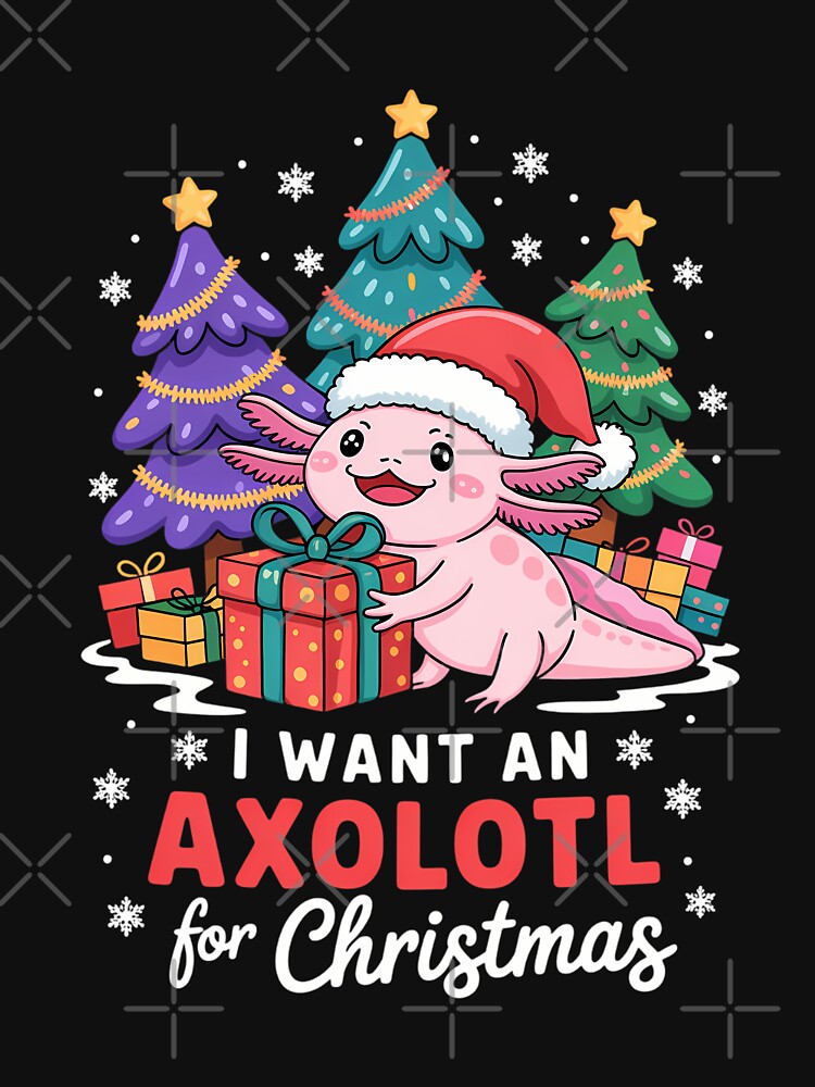Axolotl Christmas  Xmas by CookWorldLaughs