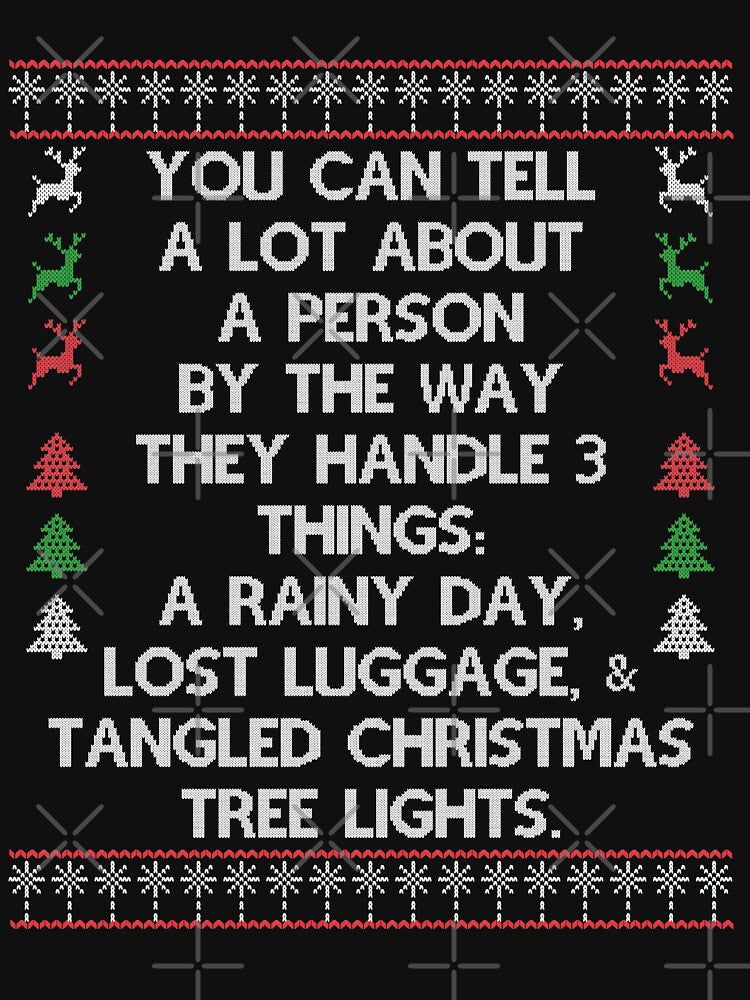 You can tell about a Person Christmas Movie Quote Funny by Sunnyhova