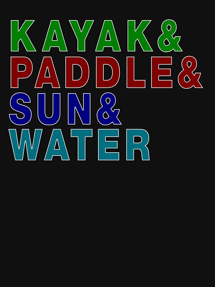 Kayaks & Paddle & Sun & Water - A Kayak Design by Mindful-Designs