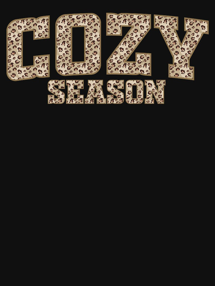 Cozy Season Sweatshirt Sweater Weather Womens Fall Retro Cozy Graphic Shirt by LessIsLoud