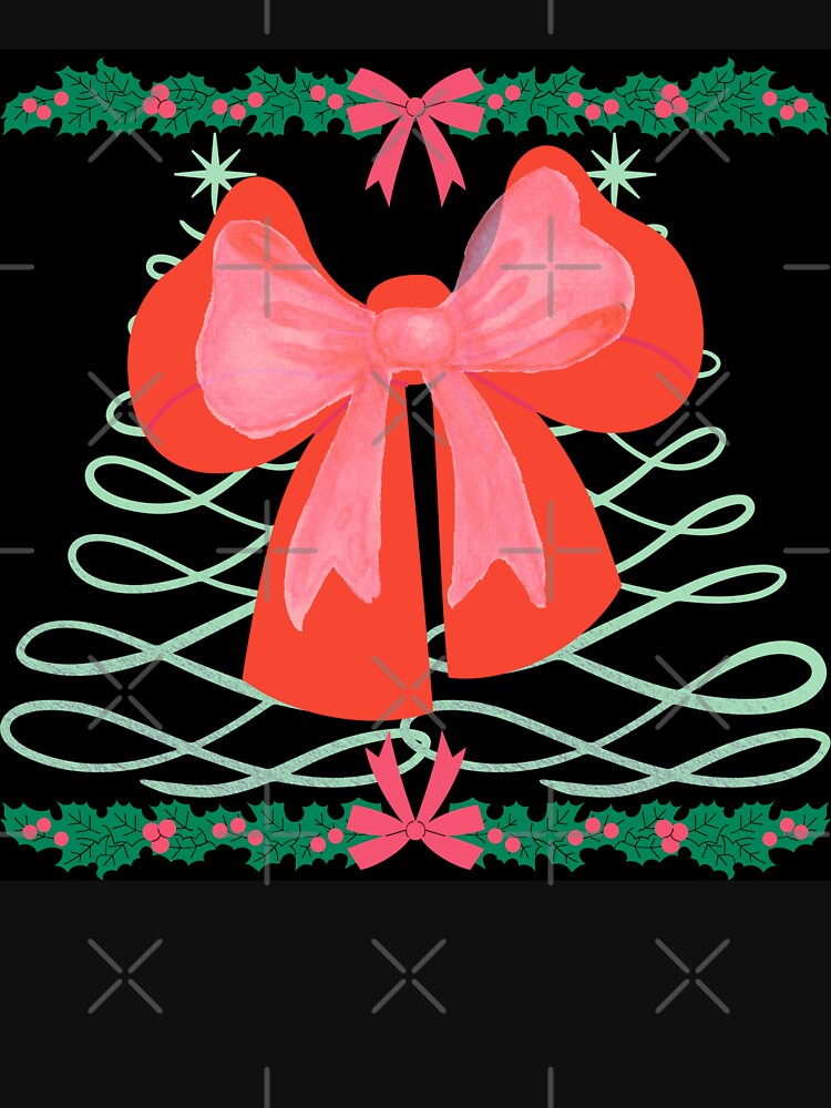 MERRY CHRISTMAS - Coquette bow ugly christmas design by Stefrait-7
