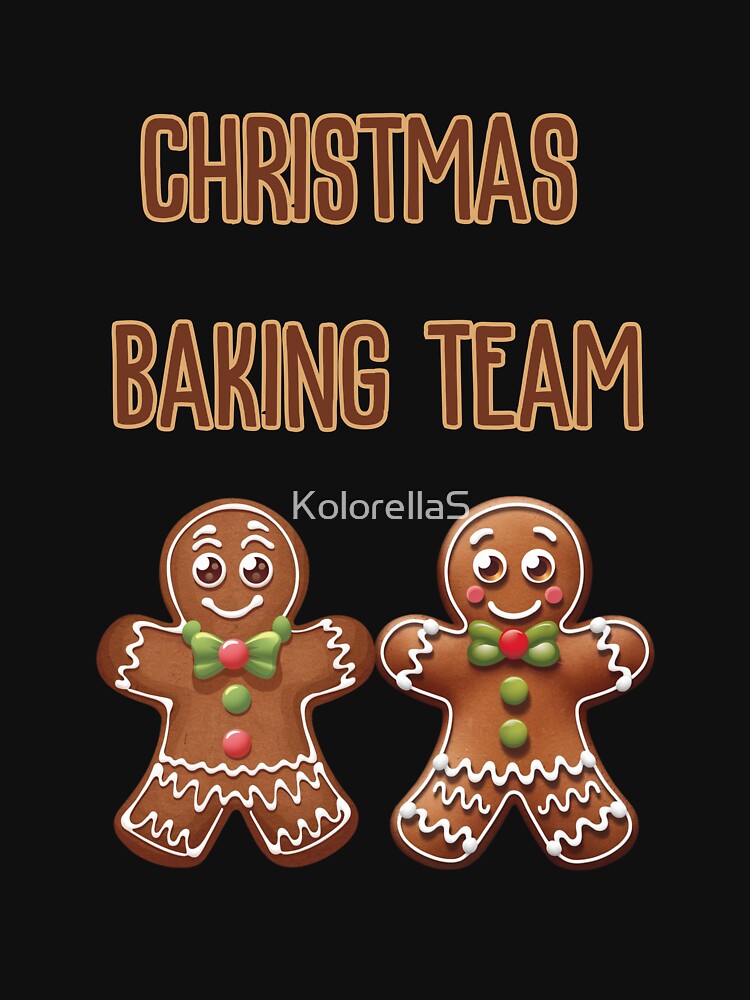 Christmas Baking Team Winter Christams  Crew Happy Holidays Funny Cookies by KolorellaS