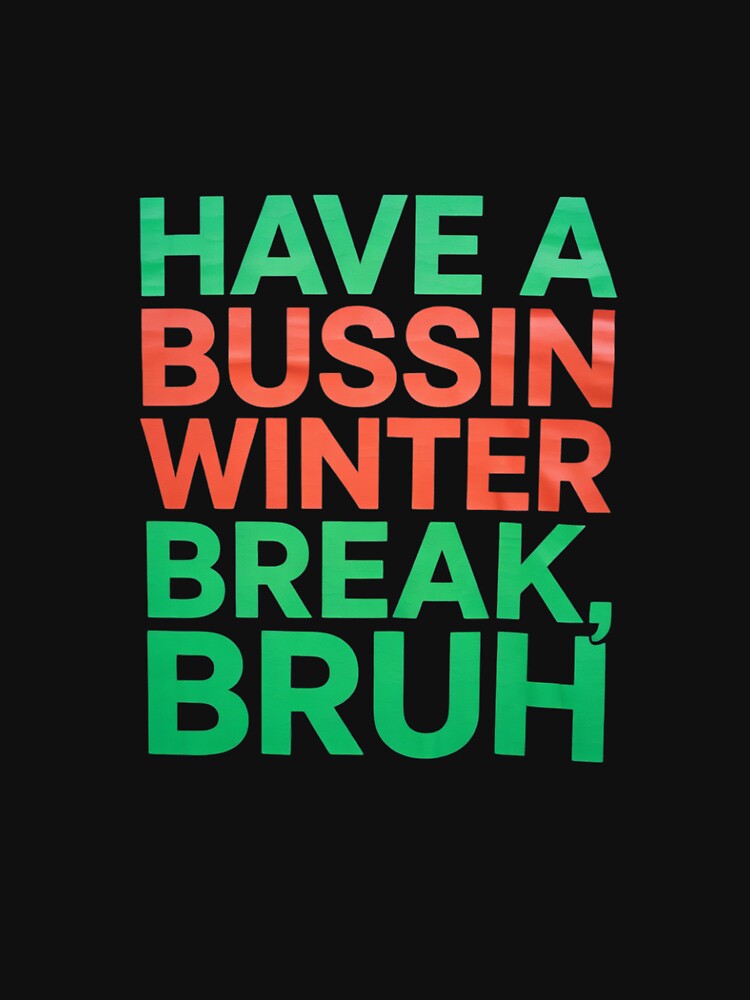 Winter Break Christmas Teacher Last Days School Xmas by MarkLeedsArt