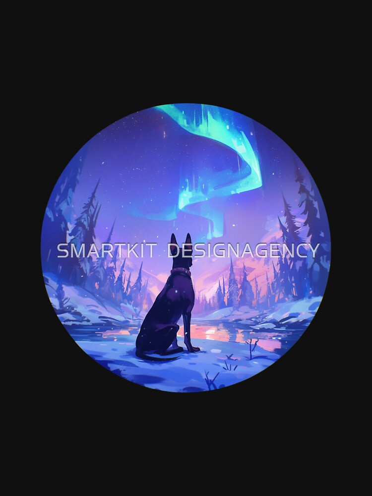 Winter vibes // Doberman // Polar lights // Winter mood by SMARTKIT  DESIGNAGENCY