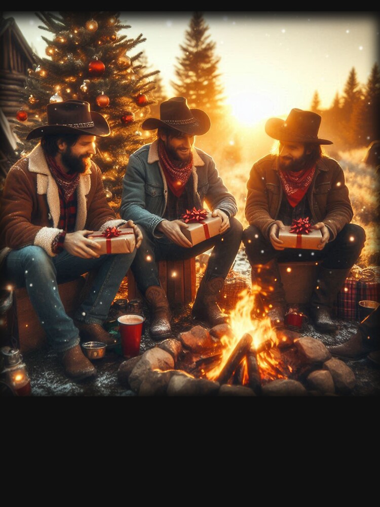 Cowboys Christmas Campfire by Wayne Thomson
