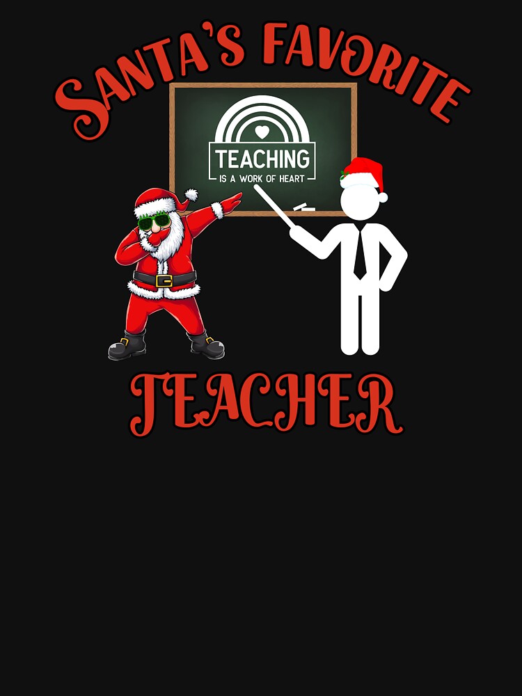 Santa's favorite Teacher by SunnyFunnyArt