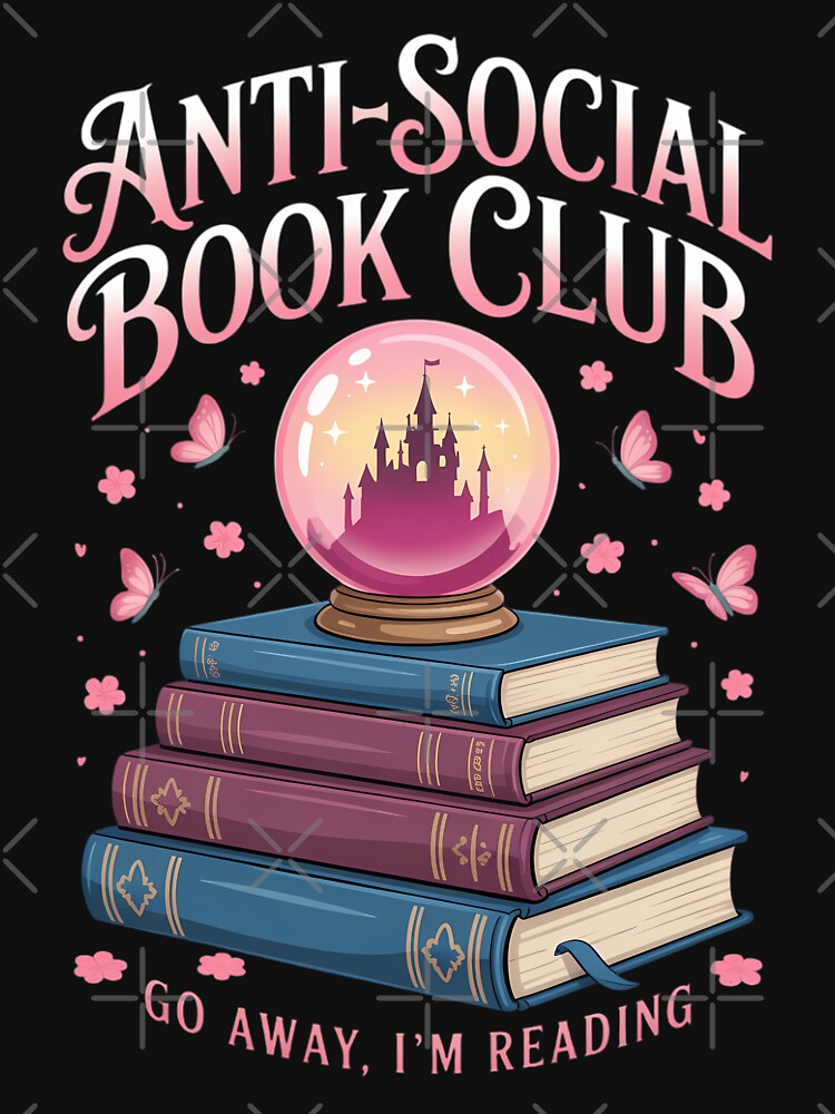 Anti Social Book Club Funny Racoon Lover Introverted by CookWorldLaughs