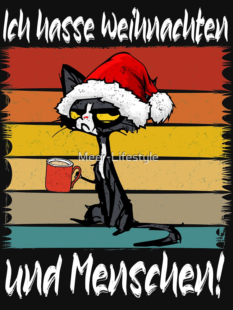 I hate Christmas and people cat by Meer-Lifestyle