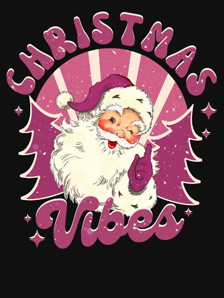 Pink Santa.  Pink Santa Claus by All-The-Tees