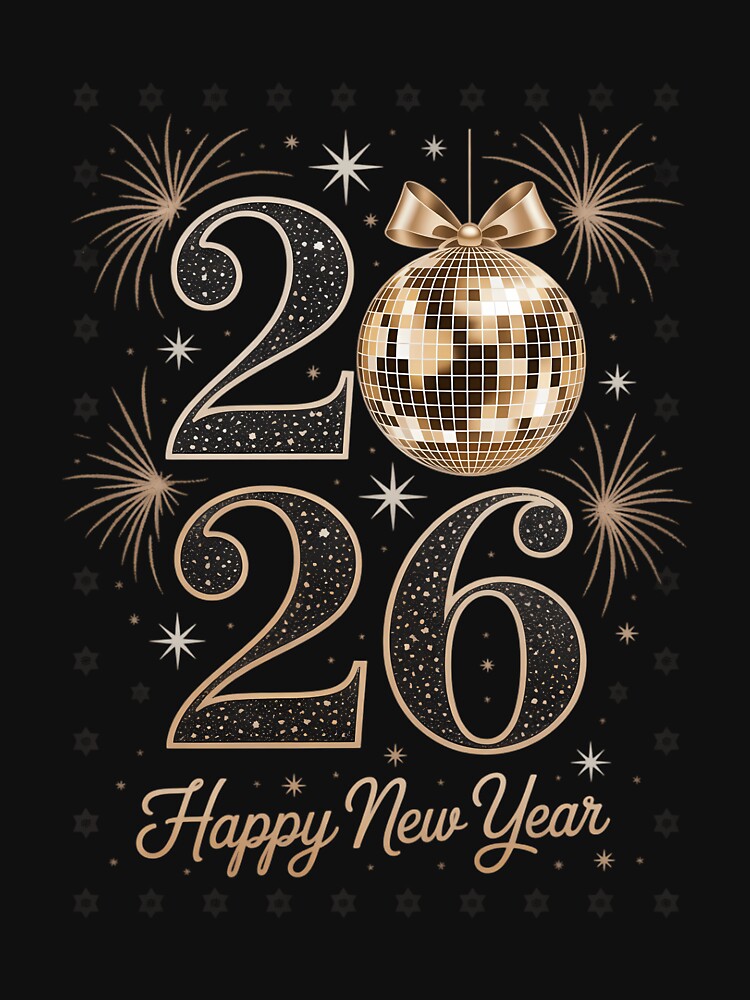 Happy New Year 2026 Glitter New Year Disco Ball New Year Hello 2026 Coquette by VENOM0RIOT