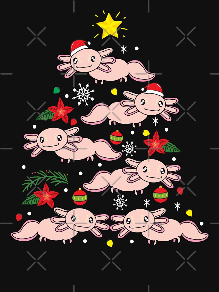 Axolotl Christmas Ornament Tree by rafaeltto