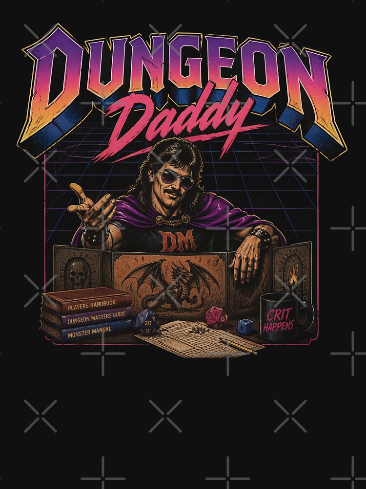 DnD Dungeon Daddy - Vintage dad master 80s by MrHide