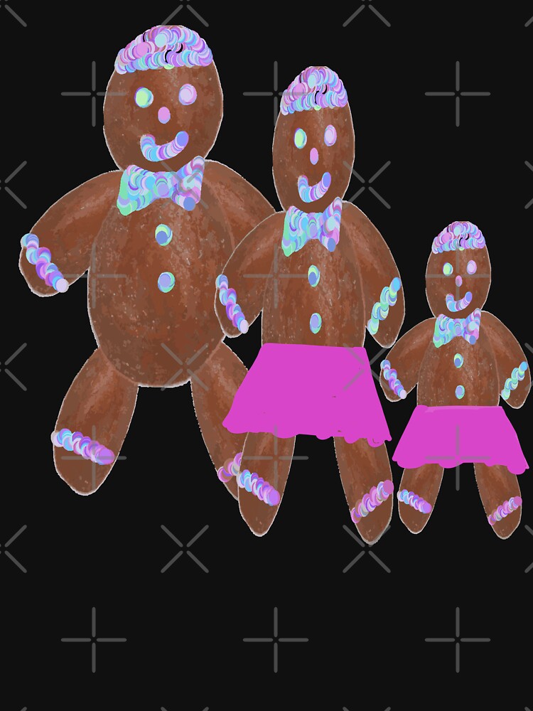 Gingerbread Family - Hand-drawn by Victoria Rose