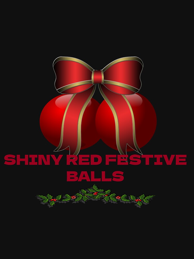 Shiny red festive balls by Areashor