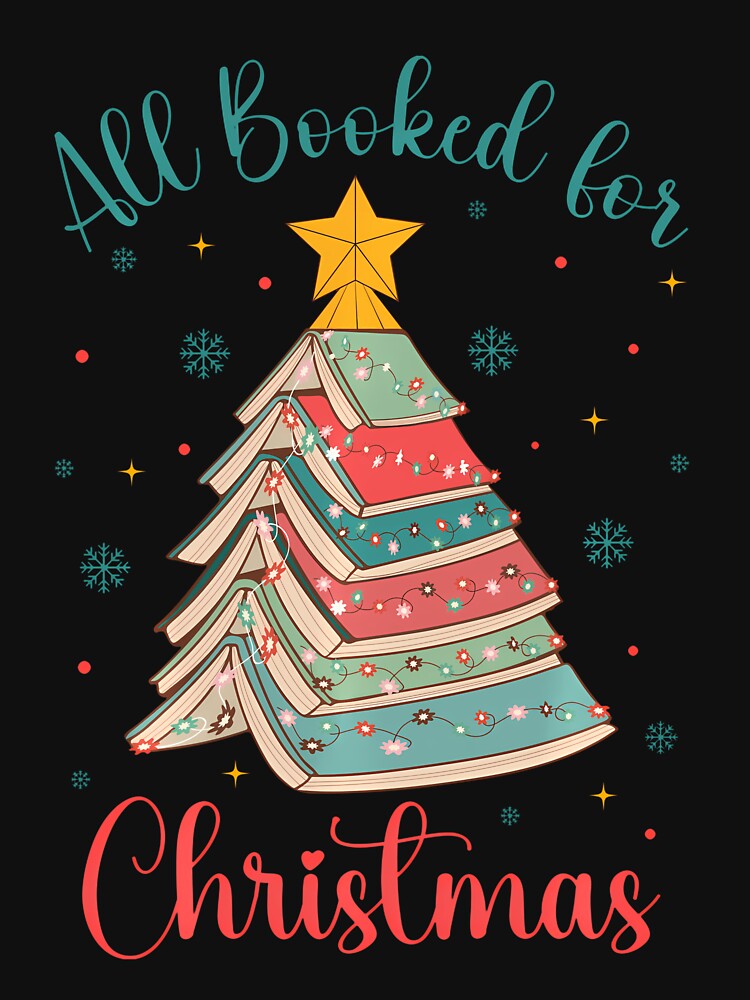 All Booked For Christmas Tree by bwnkgfdty26
