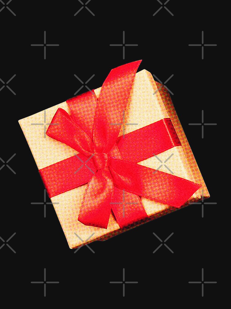 Gold Gift box with metallic bow by CoffeeandHope