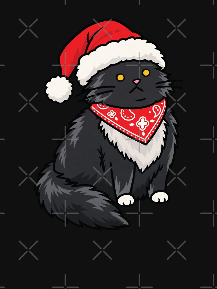 Funny Christmas Cat for Cat Lovers by Gravy-tee07