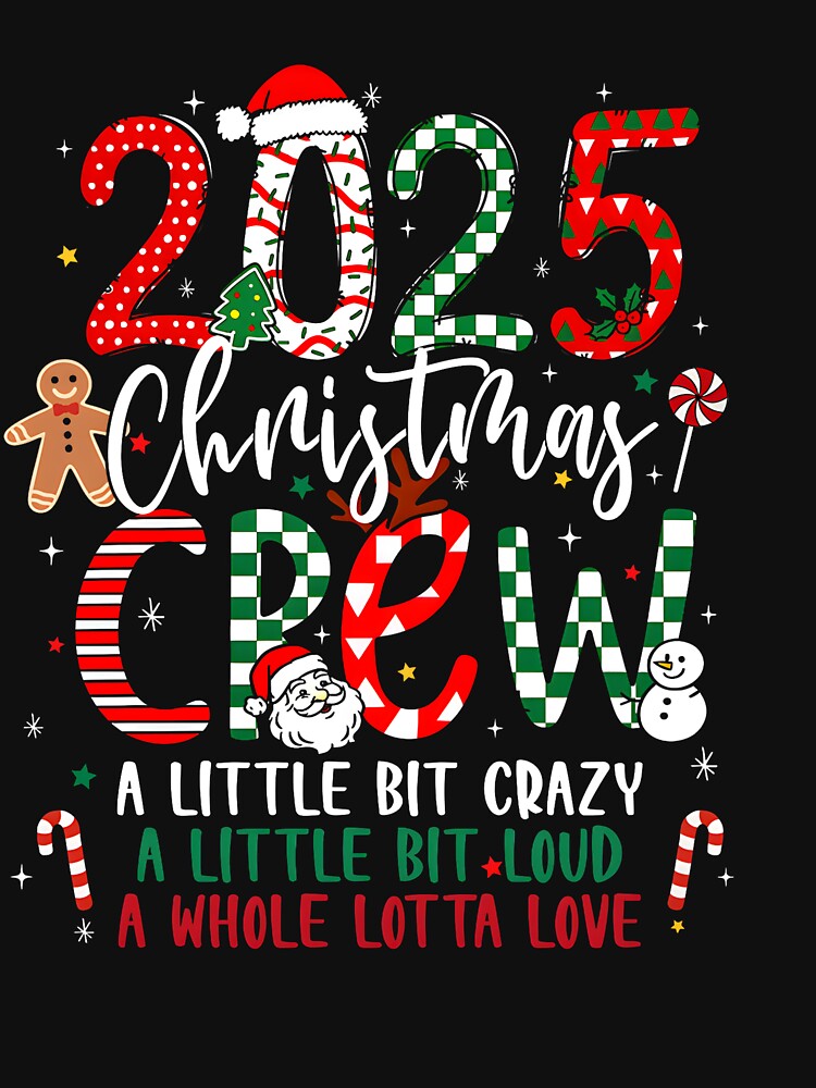 Christmas Crew 2025 Family Christmas Xmas Pajamas Matching 16.99 by KristineLi