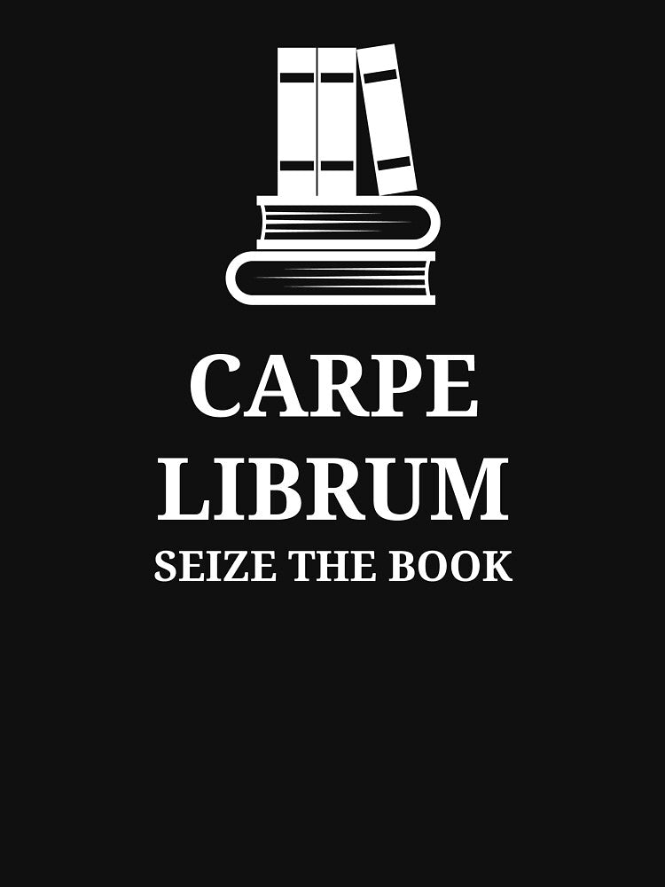Carpe Librum Book Lover Gift for Librarian or Reader by The Junto Shop