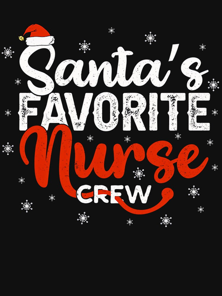 Classic Retro Favorite Merry Santas Vintage Christmas Nurse by Olincristie