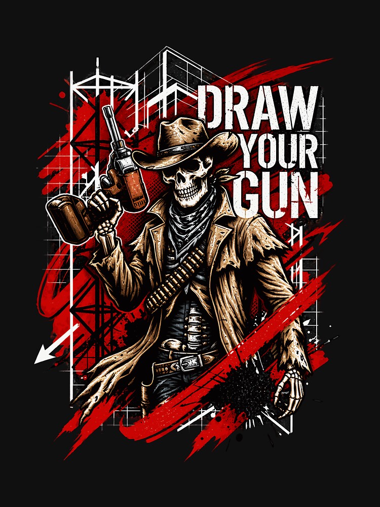 Draw Your Gun Outlaw Skeleton Impact Driver by netimdomains