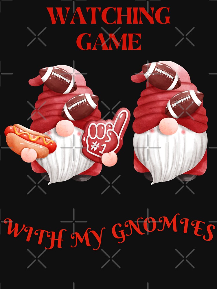 Watching Game with my gnomies- ball game gnome by ZoesAttic