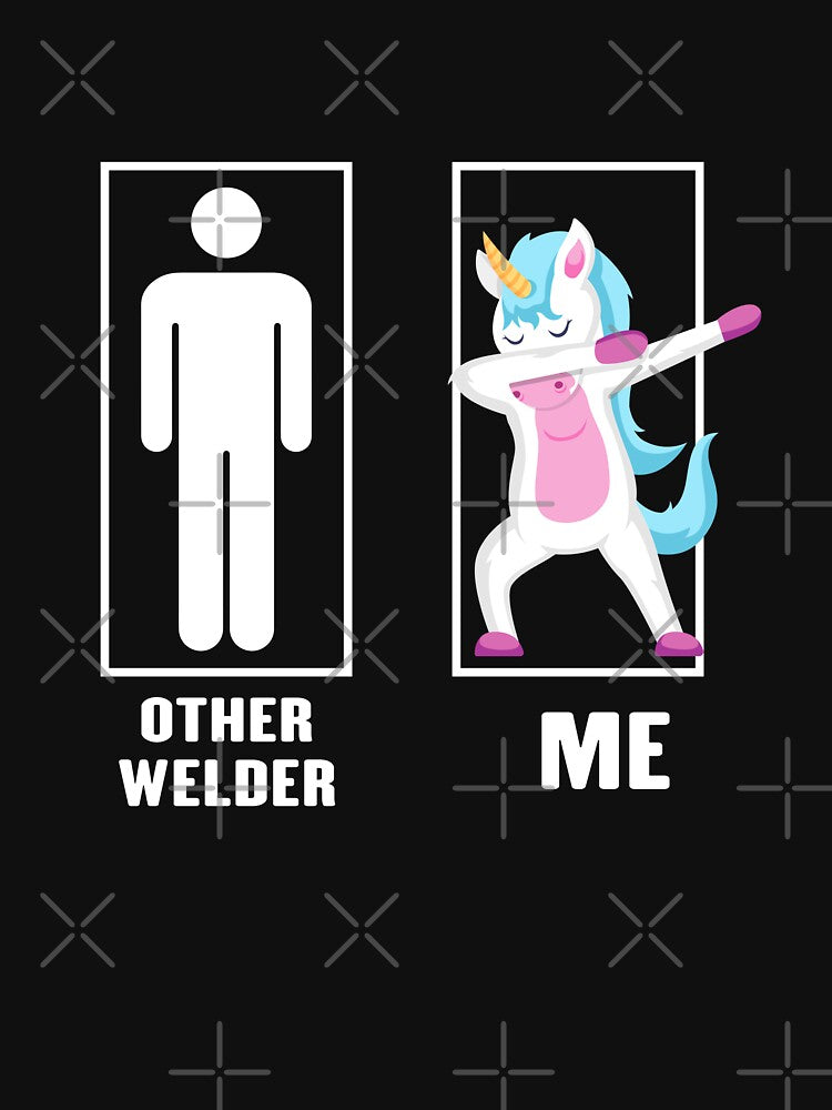 Funny Unicorn Dabbing Other Welders Me,Other Welders Me Funny Unicorn Dabbing, Welders Unicorn, Welders Dad Husband Birthday Christmas Gift by xlnv