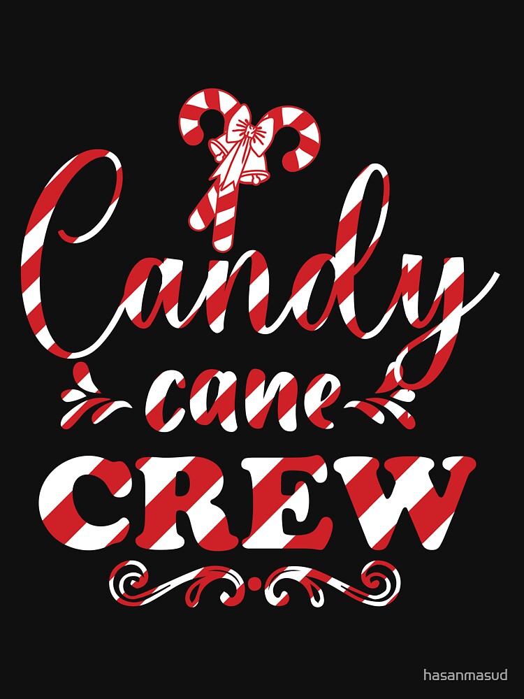 Candy Cane Crew Christmas Candy Lover Kids Boys Girls X-mas by hasanmasud
