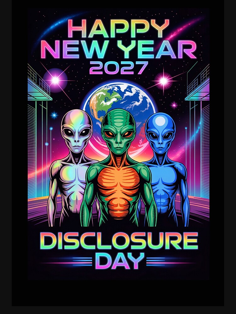 HAPPY NEW YEAR 2027 - Disclosure Day - You Are Not Alone by DBM Photo Art 1