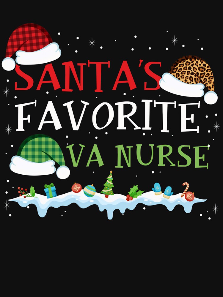 Vintage Christmas Retro Favorite Classic Santas Nurse Merry by Olincristie