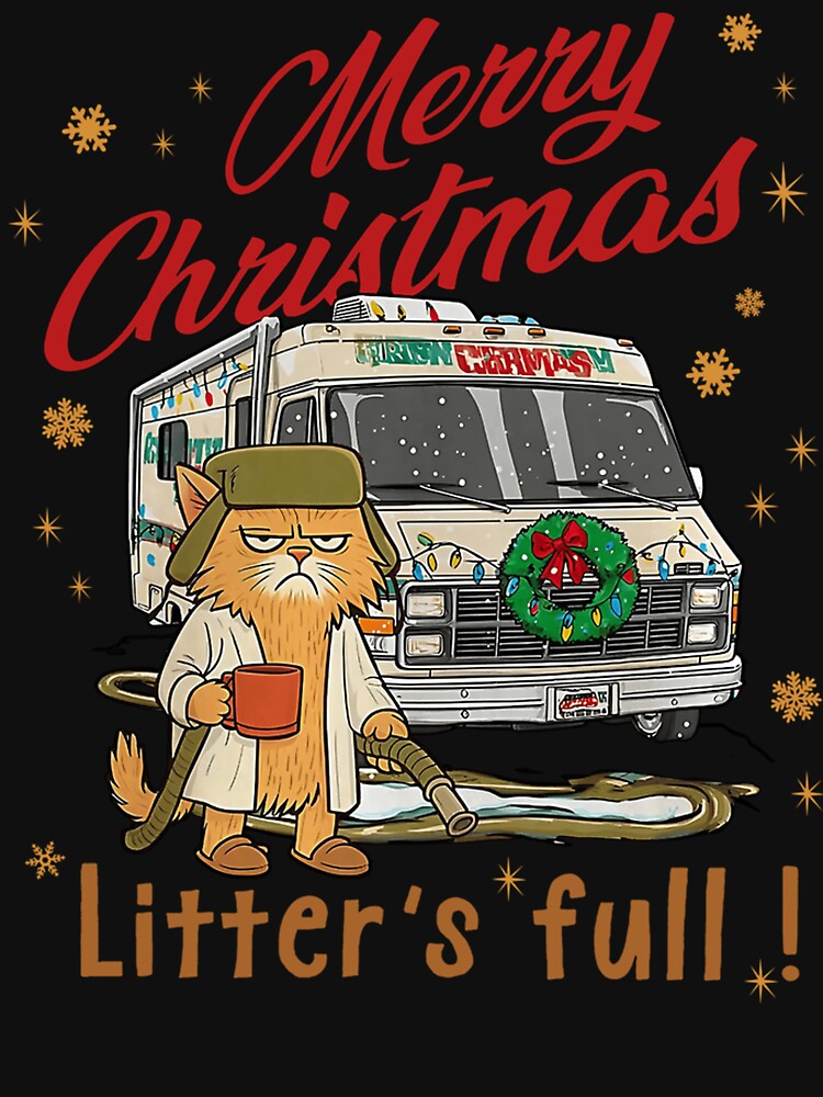 Merry Christmas Litters Full Funny Cat Christmas by JeremiahConn88