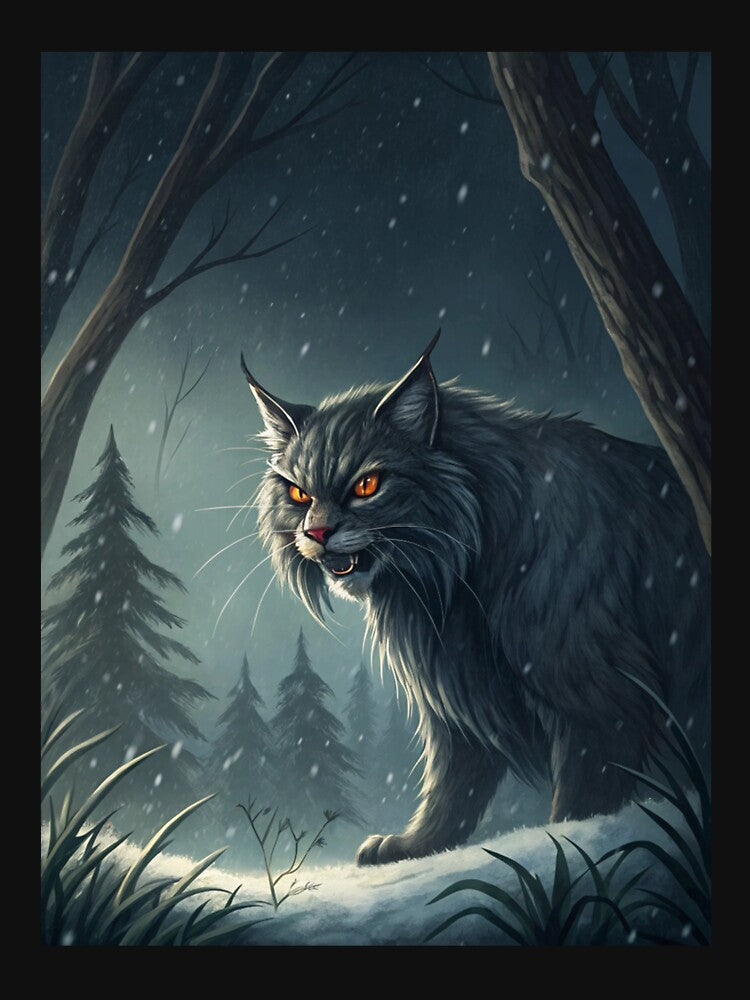 Jólakötturinn (Yule Cat) 26 by AIfolklore