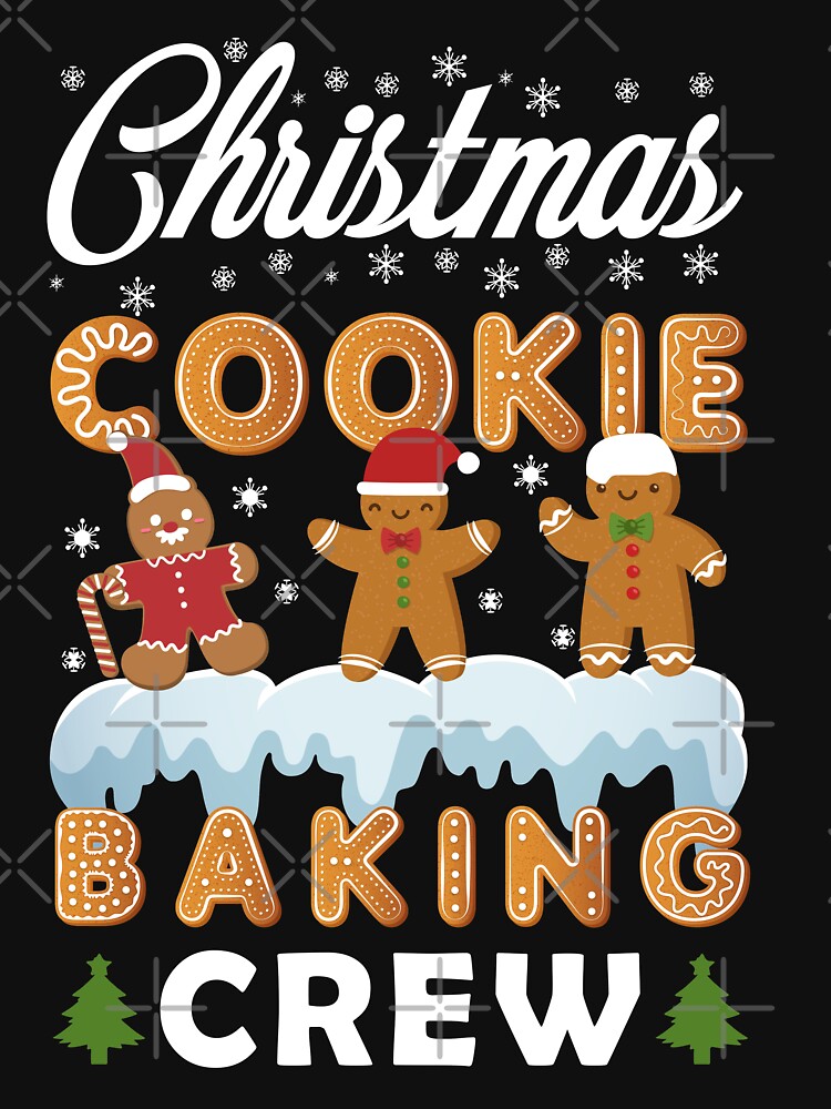 Christmas Cookie Baking Crew Pajama Gingerbread xmas santa Candy by swedtees