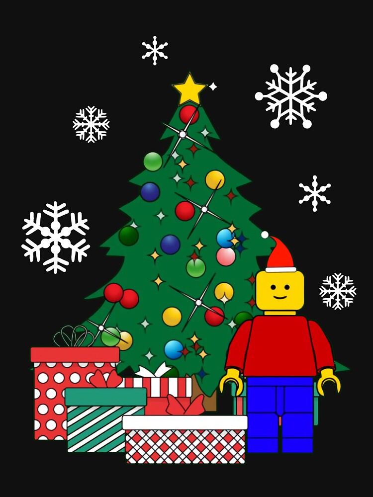 Lego Man Around The Christmas Tree Baseball by Betiwam92