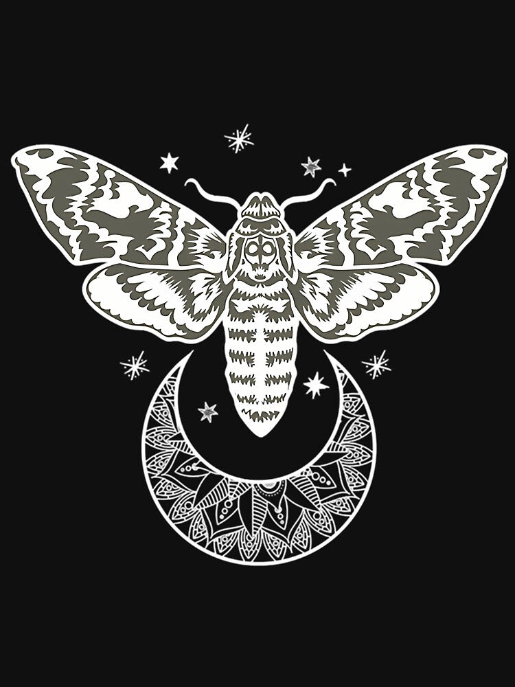 Moth Celestial Moth Butterfly Mystic Spiritual Astronomy by WalterArnold1