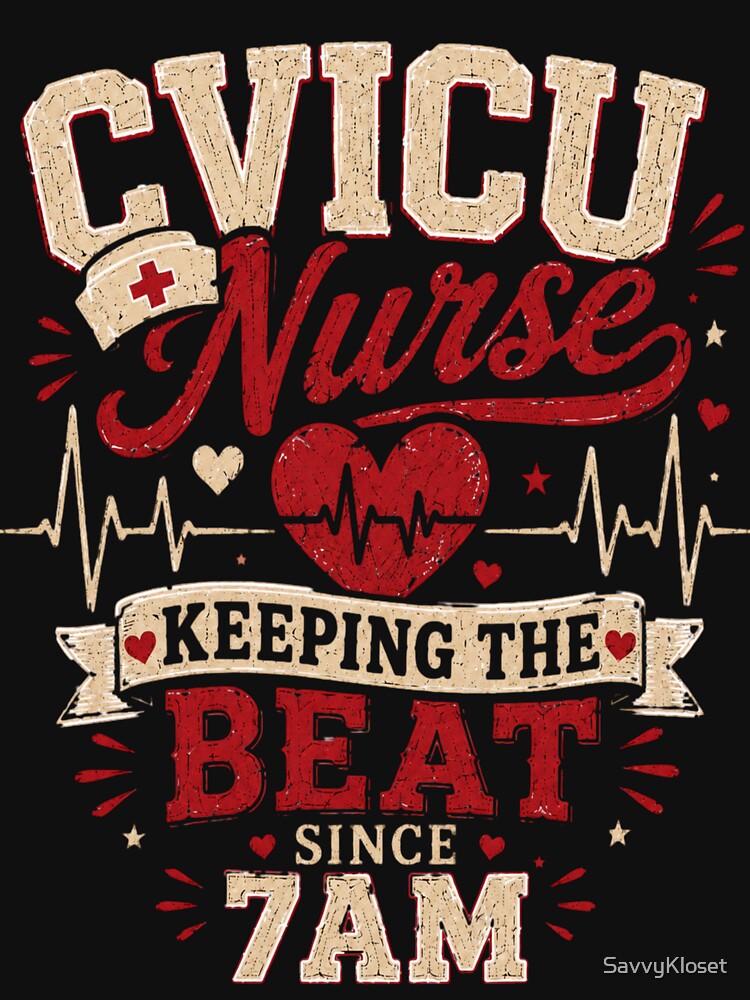 CVICU Nurse Keeping the Beat since 7AM by SavvyKloset