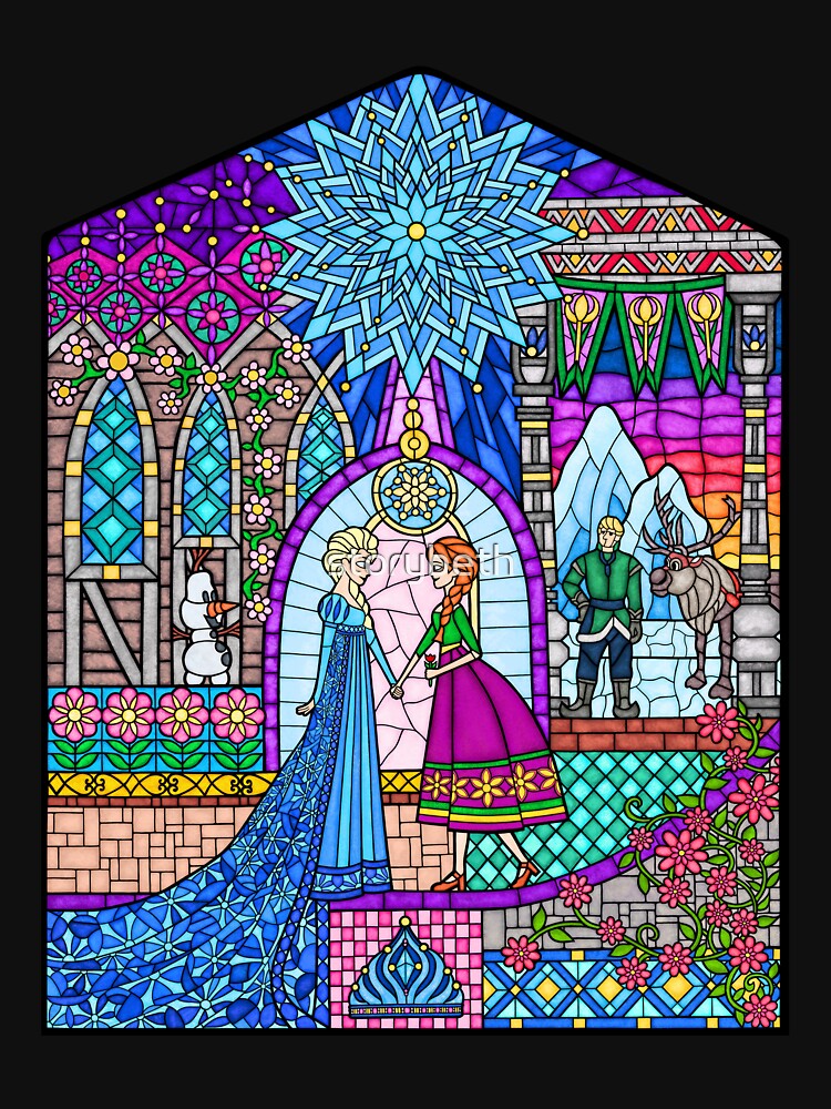 Sisterly Love in the Stained Glass Window by storybeth